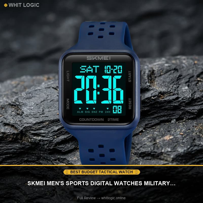 SKMEI Men's Sports Digital Watches Military Multifunction Watches for Women with Waterproof Alarm Dual Time Zones Stopwatch