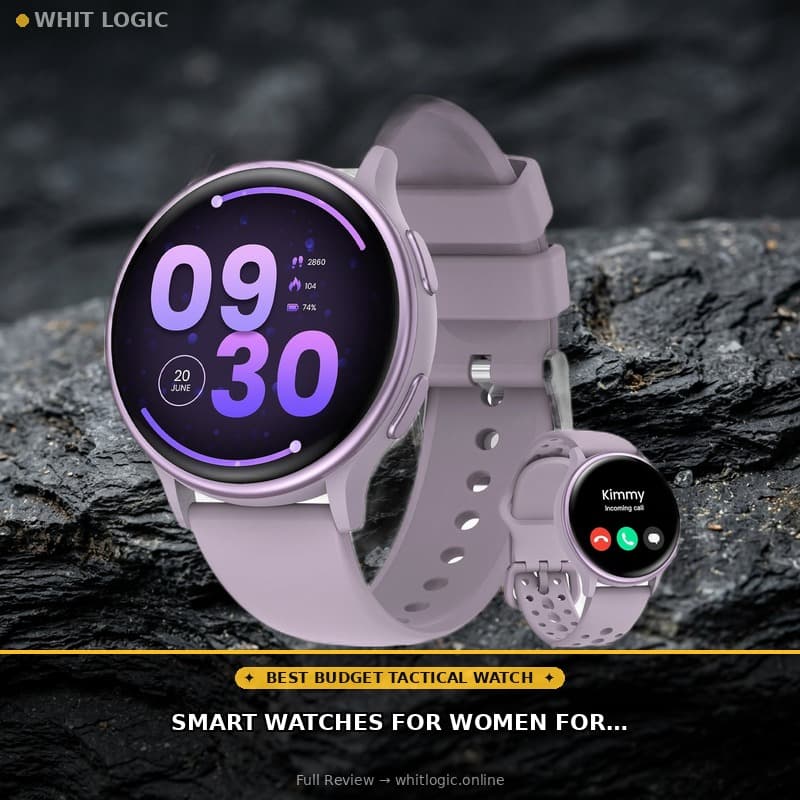 Smart Watches for Women for iPhone/Samsung/Android(Answer/Make Calls),1.27'' AMOLED Screen Activity Fitness Trackers with Heart Rate/Sleep/SpO2 Monitor,120+ Sport Modes IP68 Fitness Watch 2Band Purple