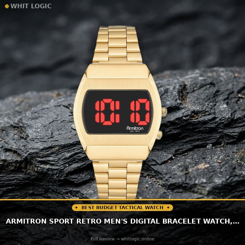 Armitron Sport Retro Men's Digital Bracelet Watch, 40/8475